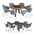 Pantagruel Wood-Metal Table 3D model small image 2