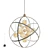 Orbita-Sphere Pendant Light: Modern Lighting Fixture 3D model small image 3