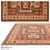 Traditional Red Kazak Classic Rug - 145 x 195 cm 3D model small image 1