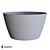 Classic Bowl Planter Collection: Stylish & Durable 3D model small image 1