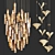 Luxury Crystal Ceiling Light 3D model small image 1