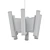 Elegant Deco Suspension Lamp 3D model small image 2