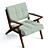 Mid-Century-Inspired Tufted Armchair 3D model small image 5