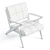 Mid-Century-Inspired Tufted Armchair 3D model small image 6