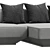 Tommy Boca: Modern Sofa Inspiration 3D model small image 5