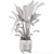 Rustic Concrete Pot Indoor Plants 3D model small image 7