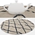 Versatile Set of 8 Rugs 3D model small image 4