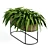 Vintage-inspired Caned Metal Planter 3D model small image 3