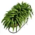 Vintage-inspired Caned Metal Planter 3D model small image 4