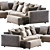 Hills_Sofa: Modern Design, Spacious Comfort 3D model small image 4