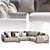 Hills_Sofa: Modern Design, Spacious Comfort 3D model small image 5