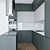 Modern Miele Kitchen Ensemble: CVA 7445 Coffee Machine, KM 6319 Cooktop, H 6860 Oven 3D model small image 3