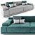 Mnoxet Design Sofa 006: Stylishly Designed and Highly Detailed 3D model small image 2