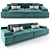 Mnoxet Design Sofa 006: Stylishly Designed and Highly Detailed 3D model small image 5