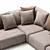 Cloud Modular Sofa: Flexible Comfort for Modern Living 3D model small image 3