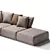 Cloud Modular Sofa: Flexible Comfort for Modern Living 3D model small image 4