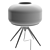 Adler Glass Dome Lamp: Modern Illuminate 3D model small image 2