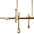 Milano Linear Suspension 48: Elegant and Versatile Lighting Fixture 3D model small image 3