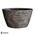 Concrete Bowl Planter 3D model small image 1