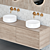 Modern 3D Bathroom Furniture 3D model small image 2