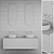 Modern 3D Bathroom Furniture 3D model small image 4