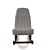 Rocking Sofa: Modern Neoclassic Chair 3D model small image 2