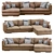 Sleek Flexform Magnum Sofa 3D model small image 7