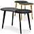 Imago Wooden Stool/Coffee Table: Versatile & Stylish 3D model small image 1