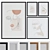 Abstract Faces Picture Frame Set 3D model small image 1