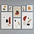 Modern Abstract Picture Frame Set 3D model small image 2