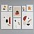 Modern Abstract Picture Frame Set 3D model small image 4