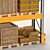 Heavy-Duty Pallet Storage Rack 3D model small image 4