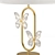 Whimsical Mariposa Table Lamp: Glamour meets elegance 3D model small image 3