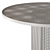 Modern Bauhaus Steel Dining Table 3D model small image 8