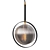 Modern Black Pendant Light 3D model small image 1