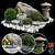 Zen Oasis Tsukubai Rock Garden 3D model small image 1