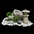 Zen Oasis Tsukubai Rock Garden 3D model small image 4