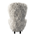 Title: Italian Fluffy Chair in Modern Guelfo Fur 3D model small image 3