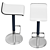 ED Height Adjustable Bar Stool 3D model small image 2