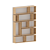 Sturdy Wood Shelving Unit 3D model small image 1