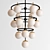 Elegant Alluria Chandelier Collection 3D model small image 2