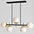 Elegant Alluria Chandelier Collection 3D model small image 3