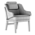 Title: Sleek Sloane Armchair: Elevated Design for Modern Spaces 3D model small image 4