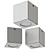 Dexter Cube Ceiling Lamp 3D model small image 2