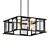 Nuvo Payne Chandelier - 4 Light 3D model small image 1
