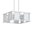 Nuvo Payne Chandelier - 4 Light 3D model small image 2