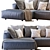 Hills_Sofa 2013: Stylish and Spacious Modern Couch 3D model small image 3