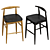 Sleek Swivel Barstool 3D model small image 2