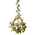 Vintage Industrial Ivy Sphere Chandelier 3D model small image 4