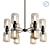 Elegant Jamy Chandelier 3D model small image 1